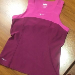 Nike top/skirt set size large kids age 14